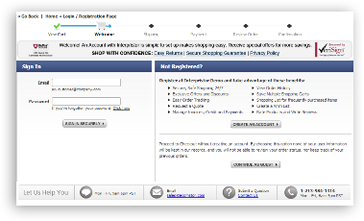 Layout Major Sections 02 process checkout login3 Layout Major Sections