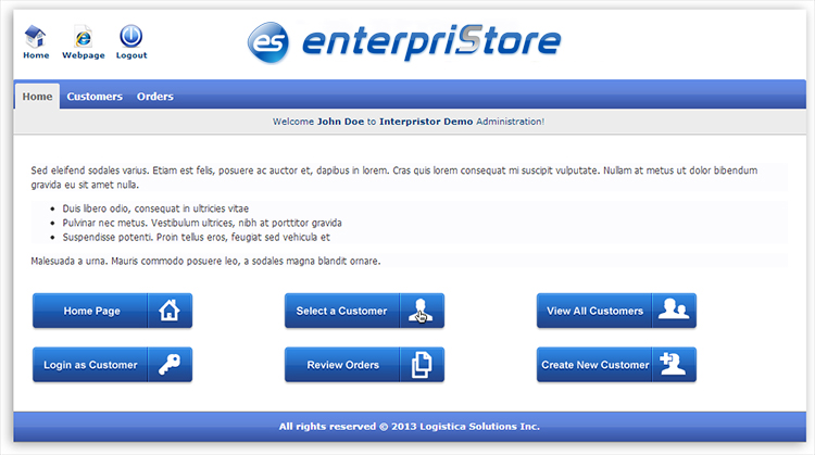 Admin Menus Layout CSR Admin Management Admin Menus Layout CSR