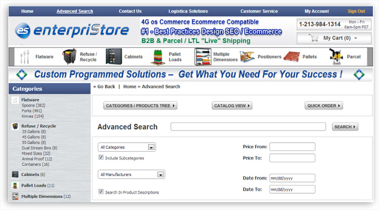 Ecommerce Advanced Search Advanced Search Provide more Control Over The Results Ecommerce Advanced Search