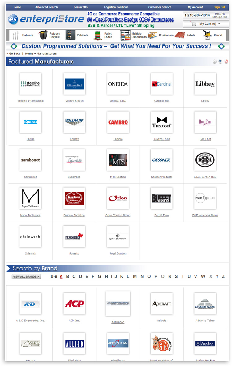 Manufacturers Page Brands Manufacturers Page