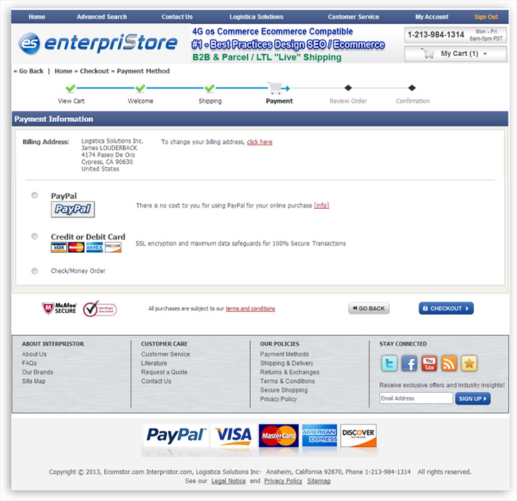 Payments Checkout Process Payment Page Payments