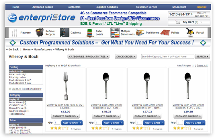 Manufacturers Page Click on a Manufacturer and View All Products Manufacturers Page