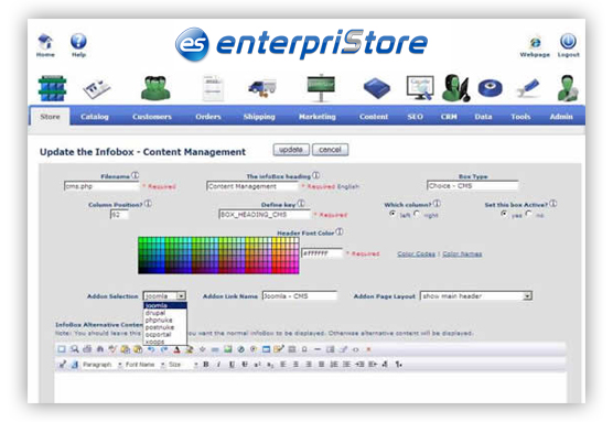 Configure Infoboxes Choice Addons To Connect1 Integrazon Connectivity