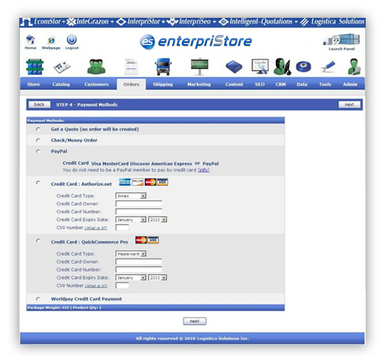 Orders Order or Quote Processing In Admin Payment Orders
