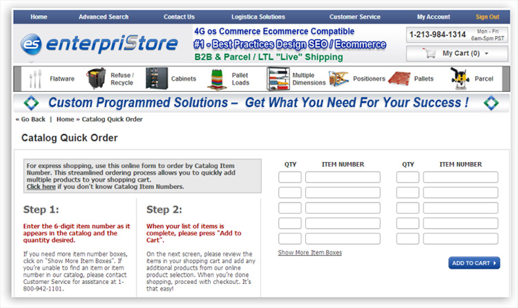 Catalog Order Site Features Order By Catalog Numbers Catalog Order