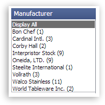 category products results faceting manufacturers1 Faceted Guided Navigation