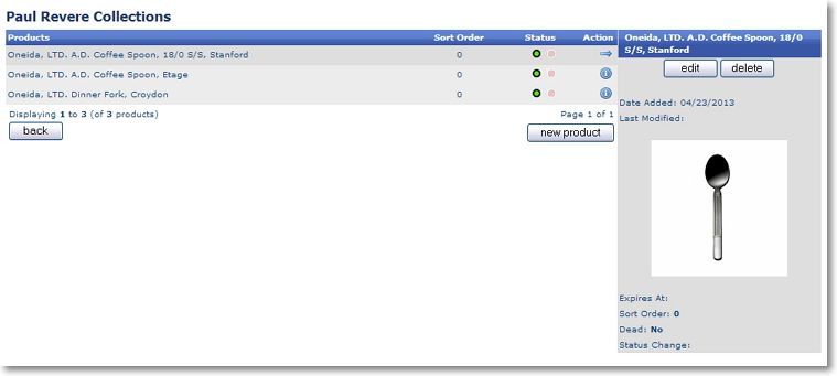 collections admin choose products Collection Pages