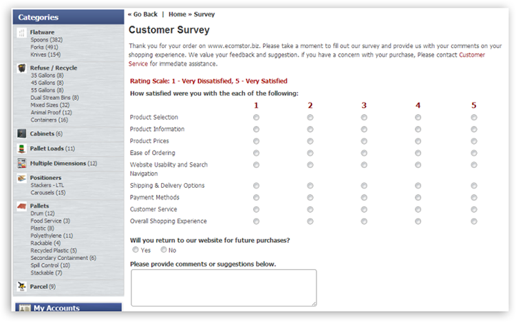 customer survey Customer Survey