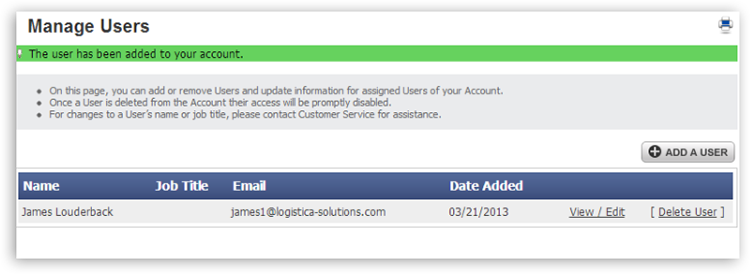 Account Management mya manage users Account Management