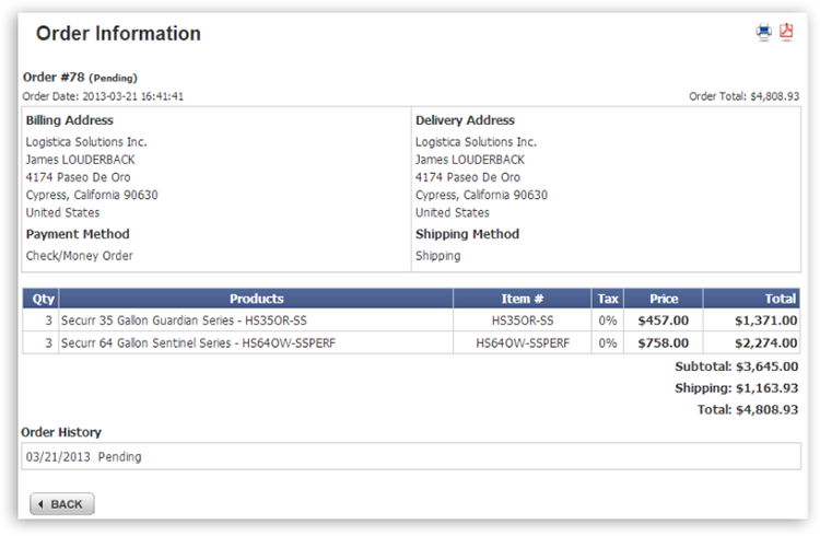 View Order History mya order detail1 View Order History