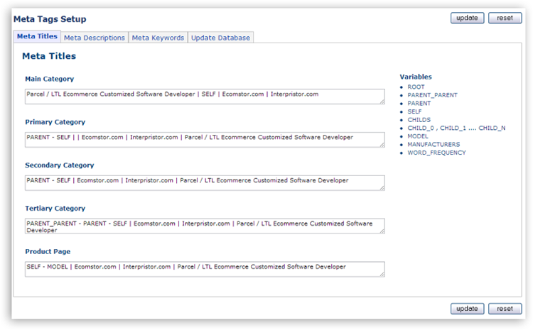 SEO Meta Tags seo meta tags setup SEO Meta Tags