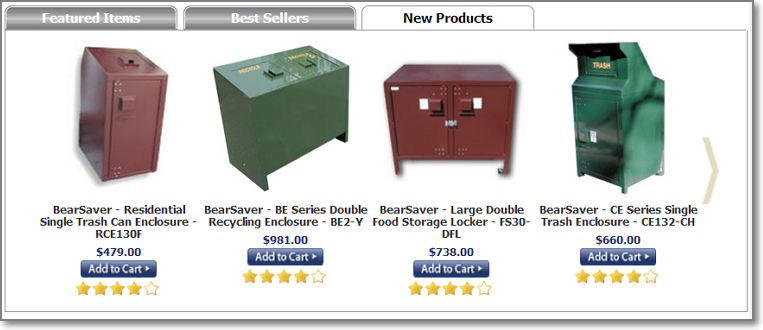 Products Tab Scroller tabs new products view2 Products Tab Scroller