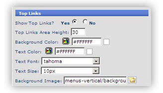 template 03 top links3 Template Configuration