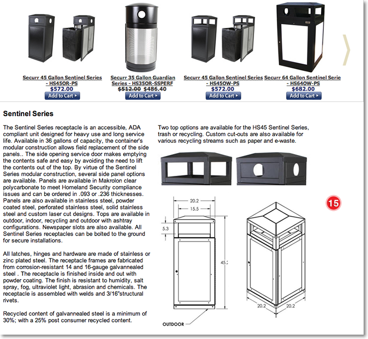 secondary wysiwyg area Ecommerce Best Practices Design