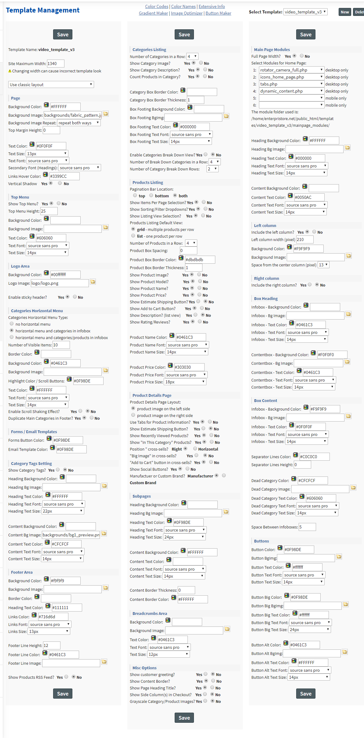 Template Configuration No Programming Required Template Configuration