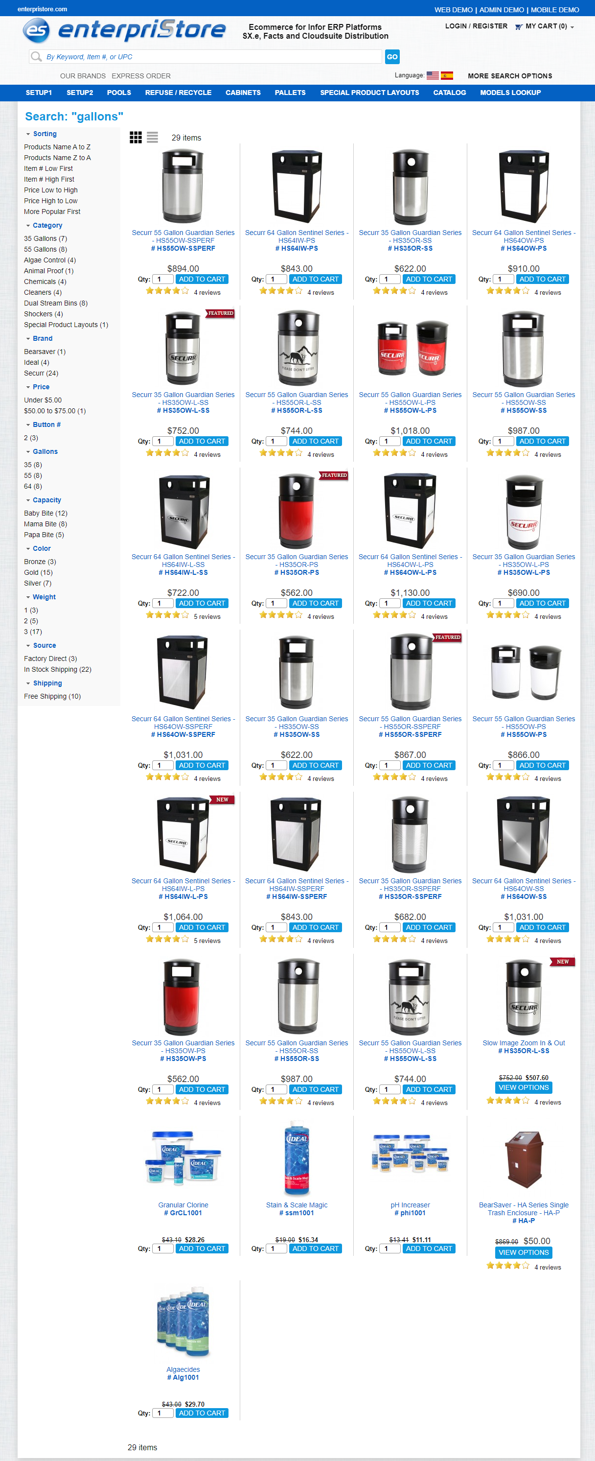 Product Results Page Facete Guided Navigation Products Results Pages