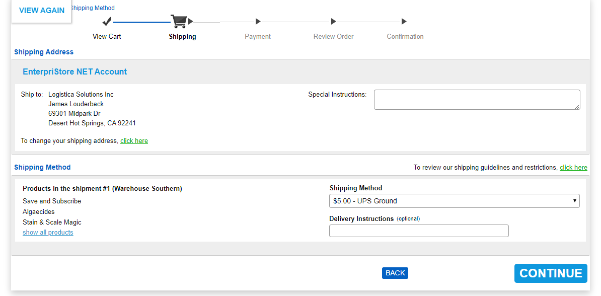 03 checkout process shipping Checkout Process