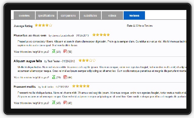 a8 Mobile Products Page
