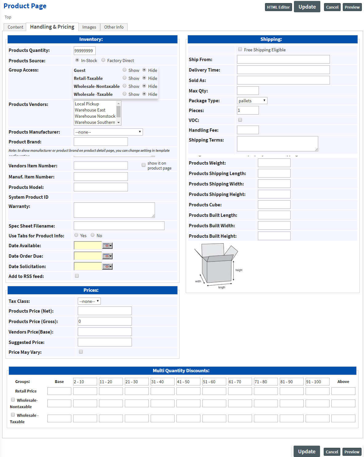 view live demo ecommerce feature interpristor enterprise Categories