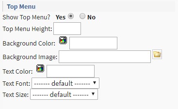 template 03 top links4 Template Configuration