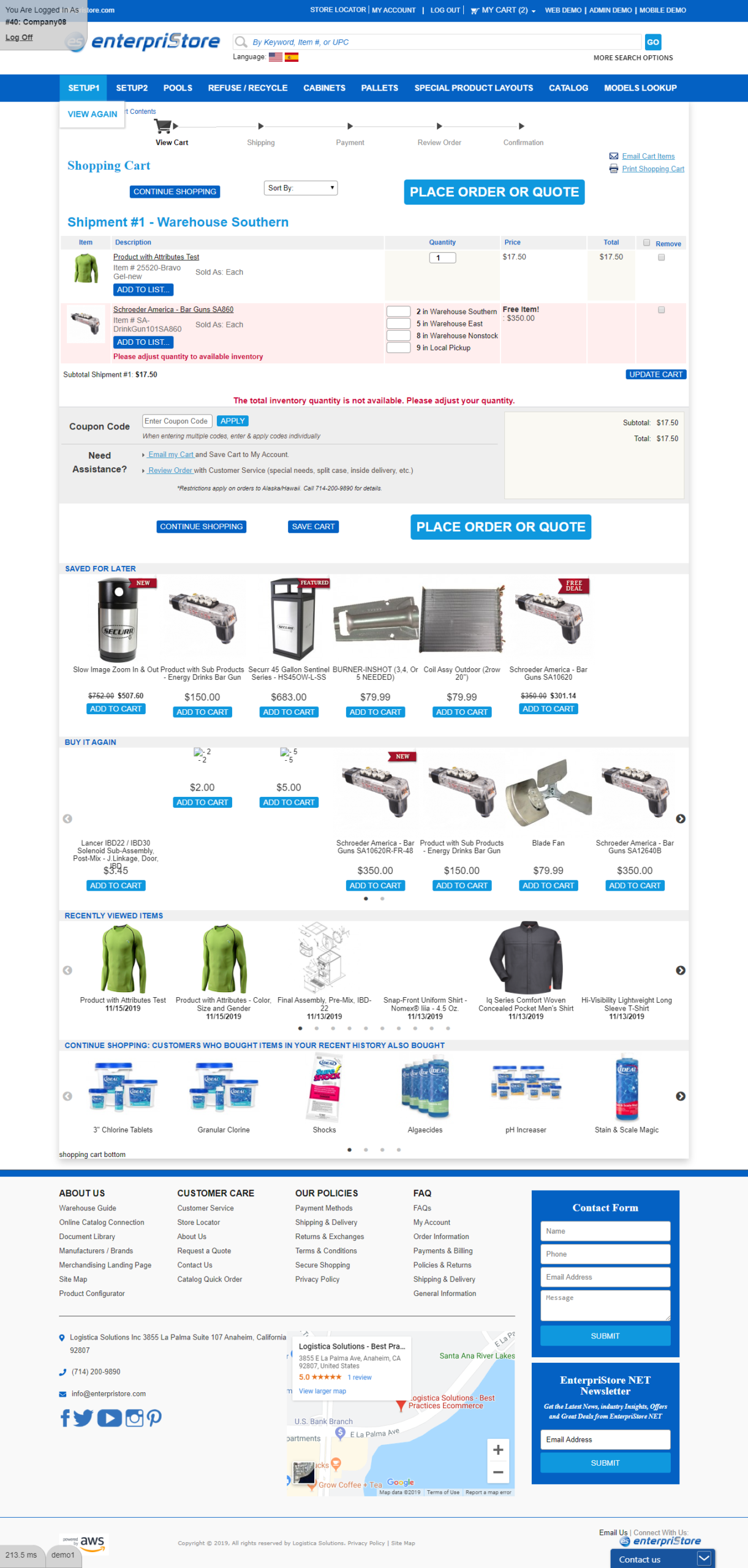 Checkout Process Shopping Cart1 Shopping Cart