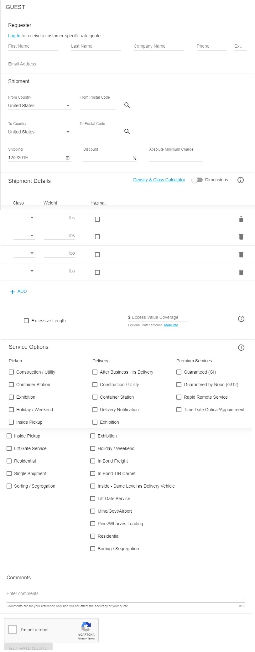 Con way Shipping Con way Freight LTL Shipping enterpriStore Quotation Tracking Con way Shipping